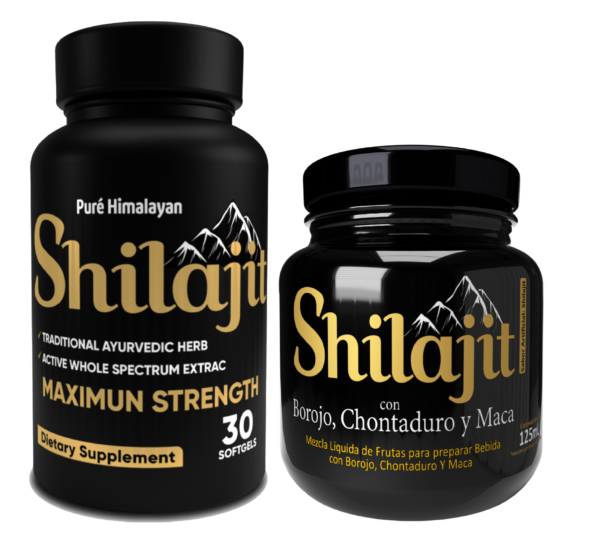 Combo Shilajit 1 jalea +1 frasco sofg